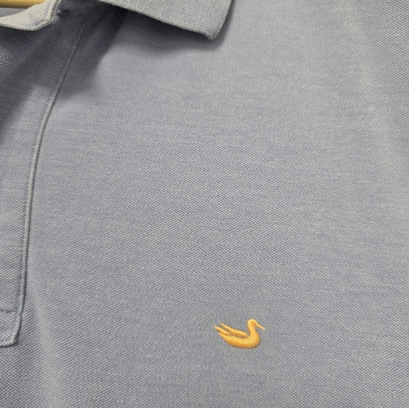 Southern Marsh Mens Stonewall Heathered Polo Washed Blue Size 2XL Preppy Work - Picture 7 of 9